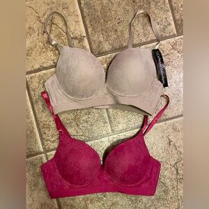 NWT 2 pack Catherine Malandrino bras sz 34C